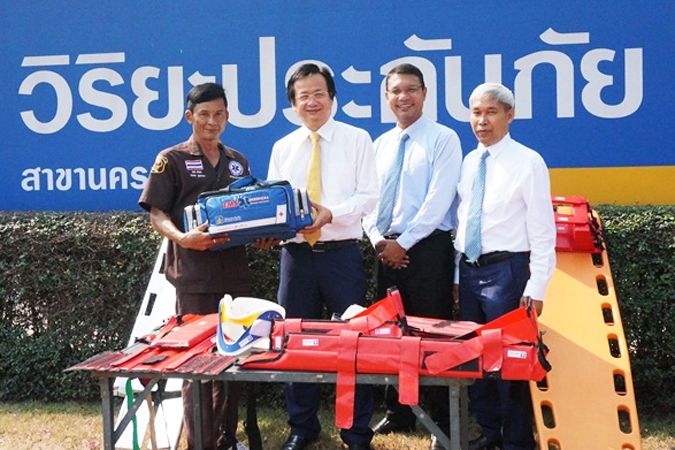 วิริยะประกันภัย สนับสนุนอุปกรณ์บรรเทาสาธารณภัย