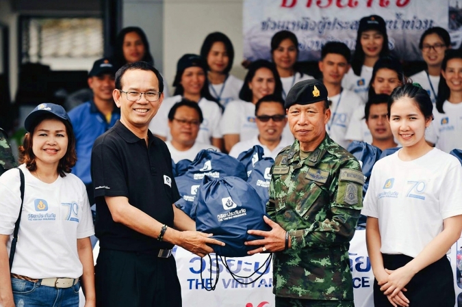 ธารน้ำใจ วิริยะจิตอาสาทั่วไทย ช่วยผู้ประสบอุทกภัย จ.สกลนคร